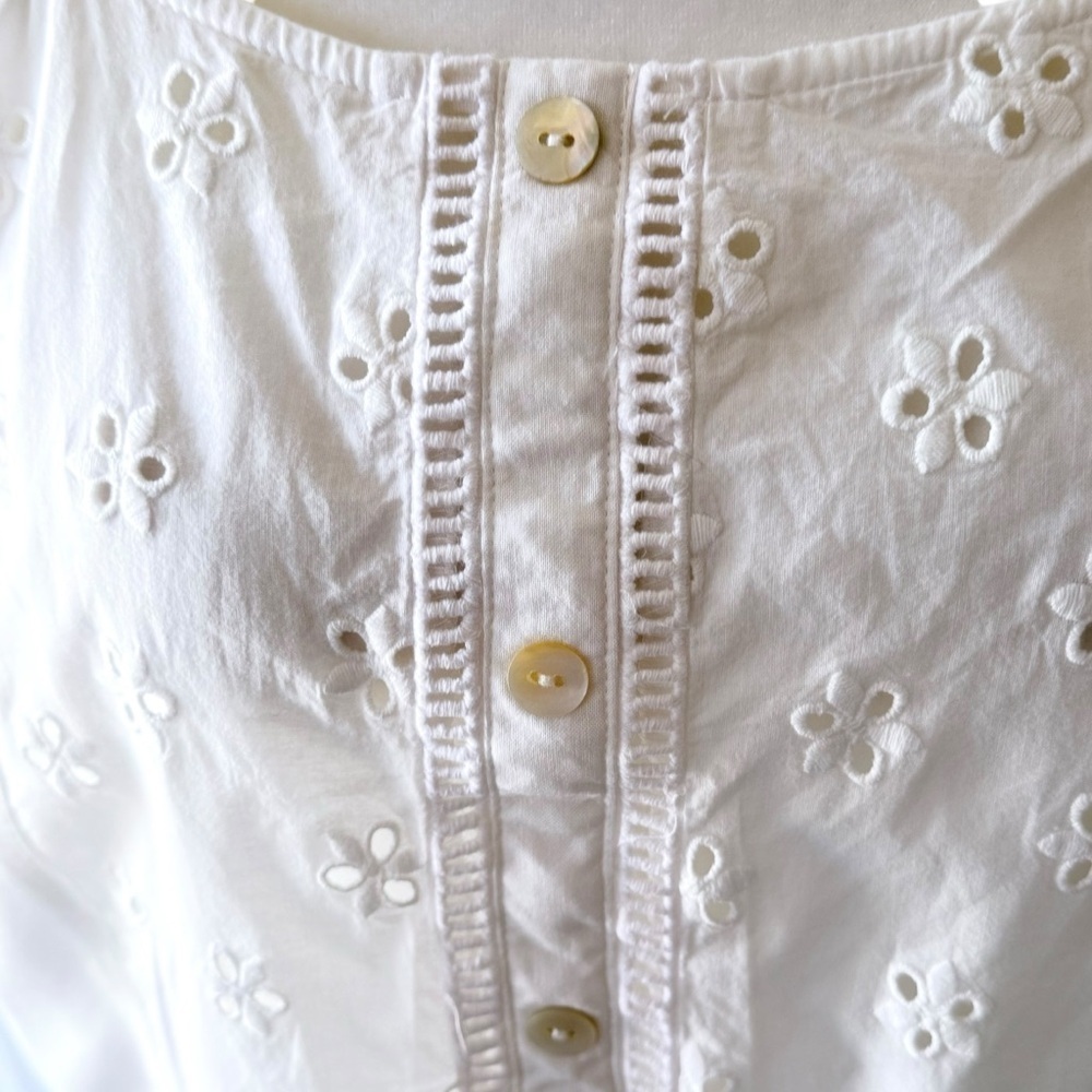 Aeropostale eyelet peasant top - Picture 6 of 11